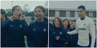 🎥 Милейшая встреча сборной Португалии с девочками из команды U16. Не могли поверить, что видят кумиров