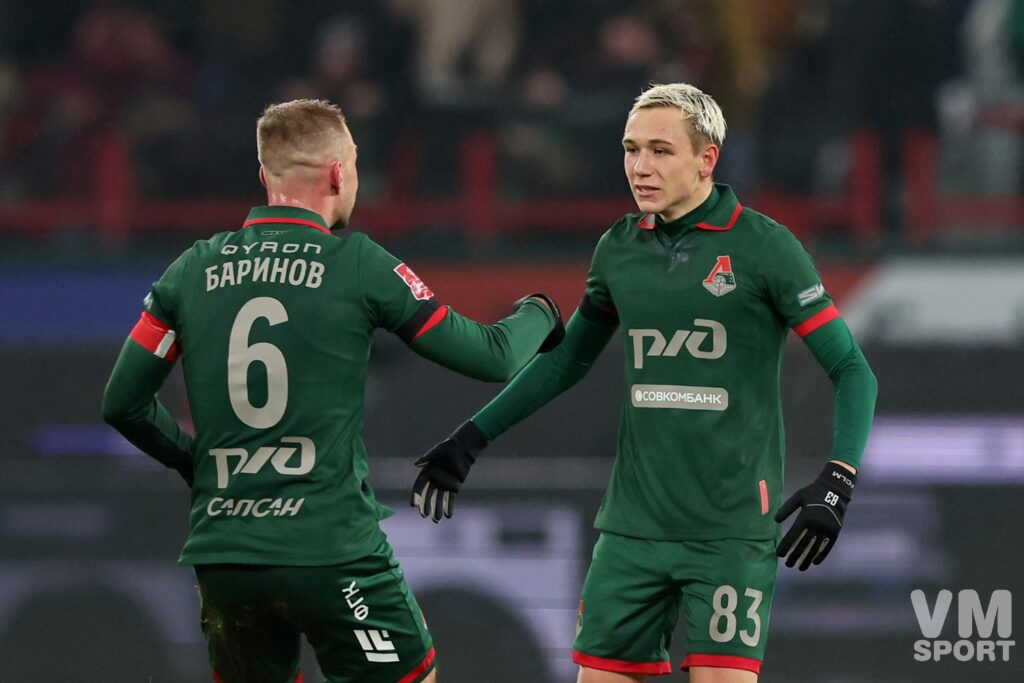 Дмитрий Баринов и Алексей Батраков. ФК Локомотив