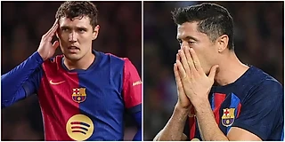 Кристенсен отказался выходить на поле в ответке с «Интером». Пришлось играть Левандовскому – сразу после травмы