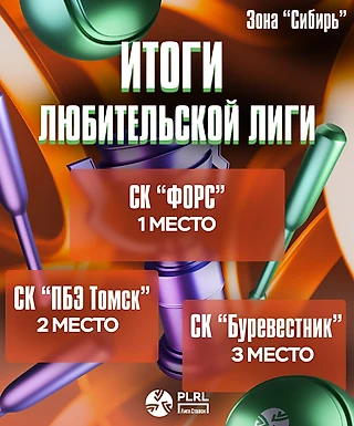 Результаты зоны Сибирь среди любителей сезона 2025