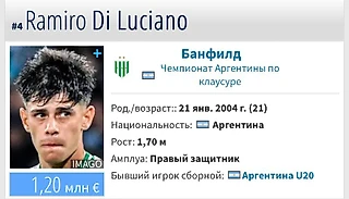 Рамио Ди Лучано переходит в ЦСКА, — Луис Мерло