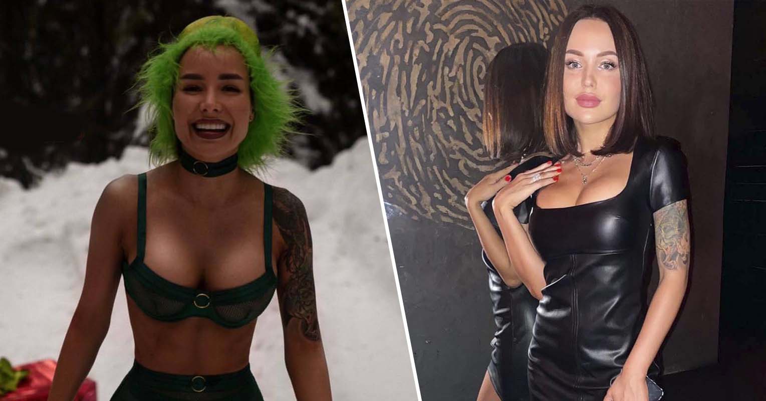 Яна – жена нападающего магнитогорского «Металлурга» Даниила Вовченко. Взорвала соцсети рождественскими фотками!