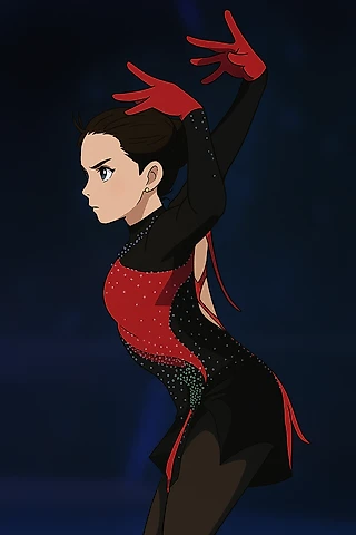 Камила Валиева в стиле Ghibli