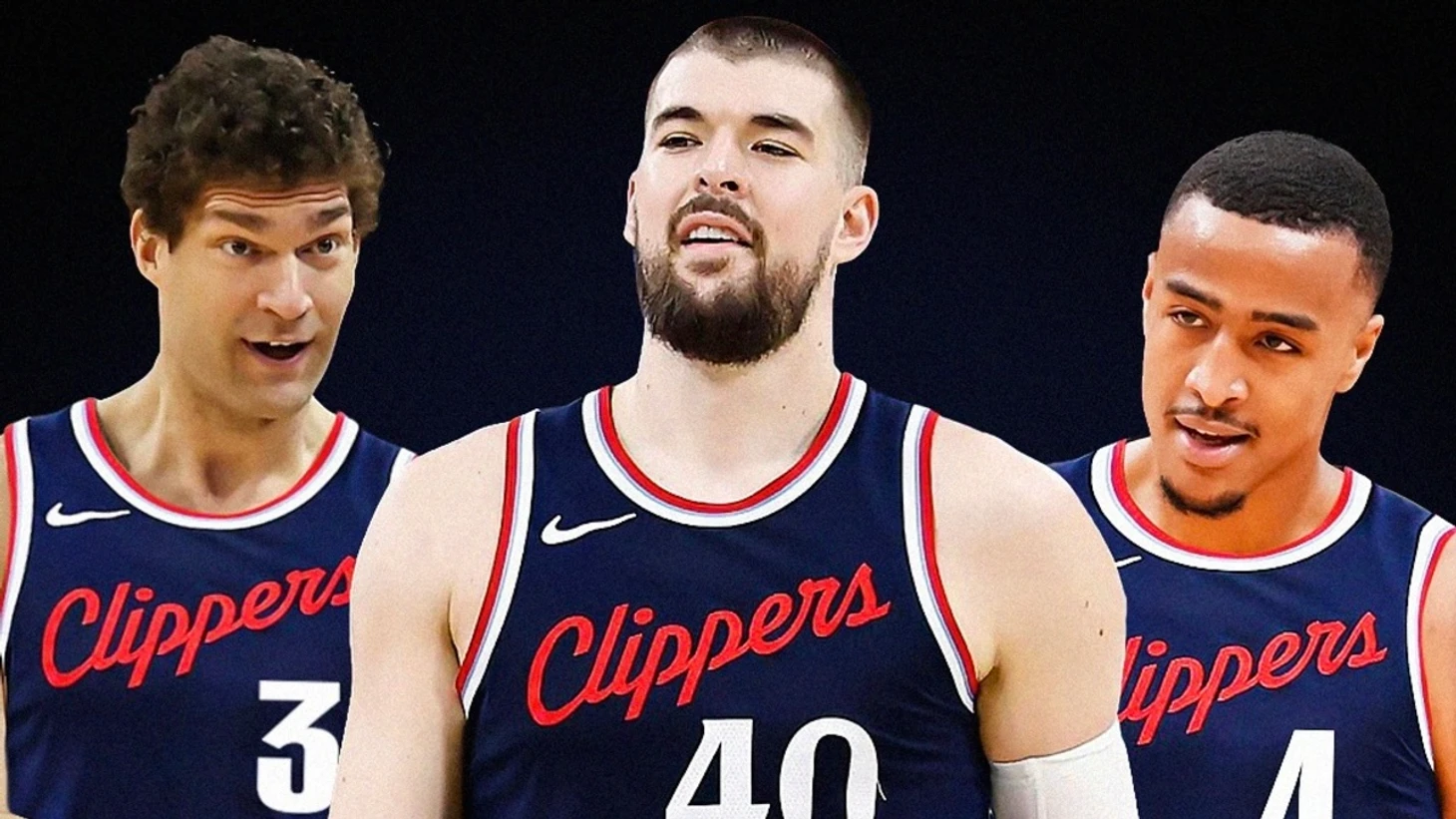 Brook Lopez, Ivica Zubac, Johns Collins, Los Angeles Clippers