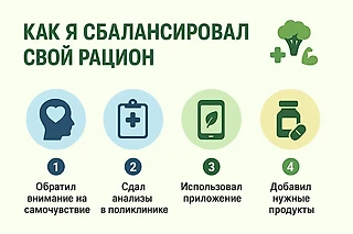 Как я сбалансировал свой рацион 🌱💪