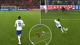 Дембеле забил пенальти в ворота Португалии слабой ногой. Ранее он объяснял, почему делает именно так