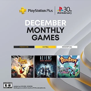 В декабре в PS Plus раздадут три игры