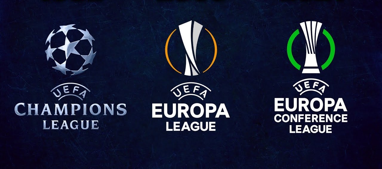 Лига конференций УЕФА, Лига чемпионов УЕФА, Лига Европы УЕФА