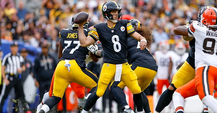 Steelers QB Aaron Rodgers praises Broderick Jones after ...