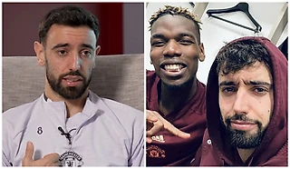 «У него есть все». Бруну Фернандеш рассыпался в комплиментах Погба и назвал его совершенным