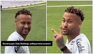 Фанат предложил Неймару заменить его проблемное колено своим. Бразилец попросил два 😆
