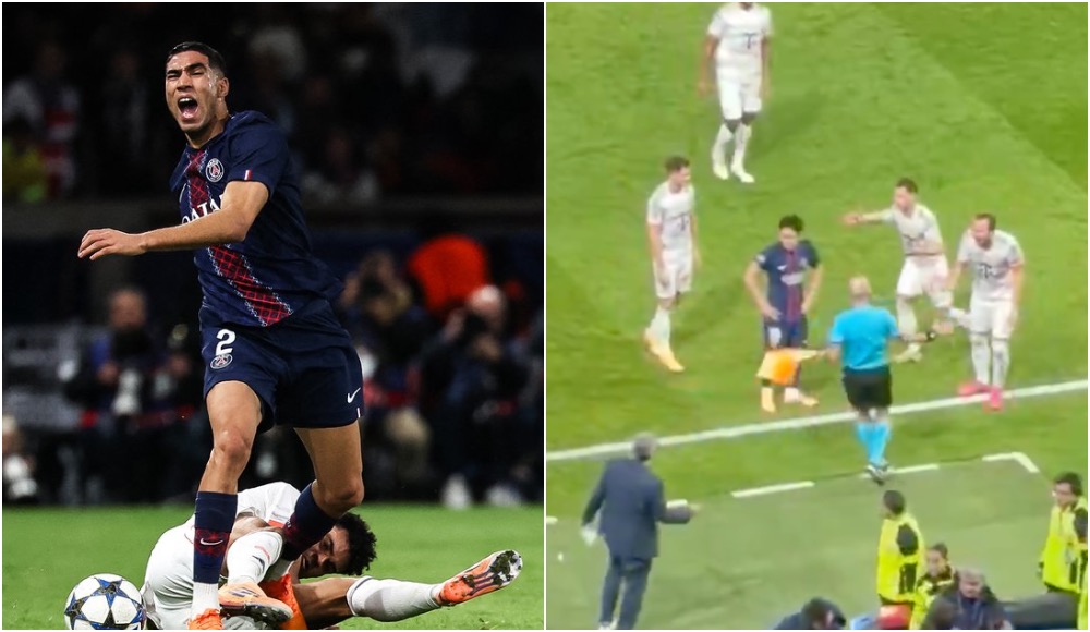 💀 Диас страшно сломал Хакими. Но самое отвратительное – реакция Кейна на удаление колумбийца 🤮