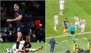 💀 Диас страшно сломал Хакими. Но самое отвратительное – реакция Кейна на удаление колумбийца 🤮