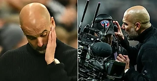 Гвардиола накинулся на оператора после матча с «Ньюкаслом»: снял ему наушник и обругал 🔥