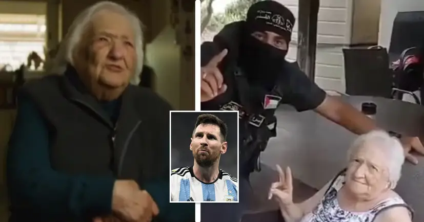 90-летняя женщина избежала похищения ХАМАСом благодаря Месси. Что?