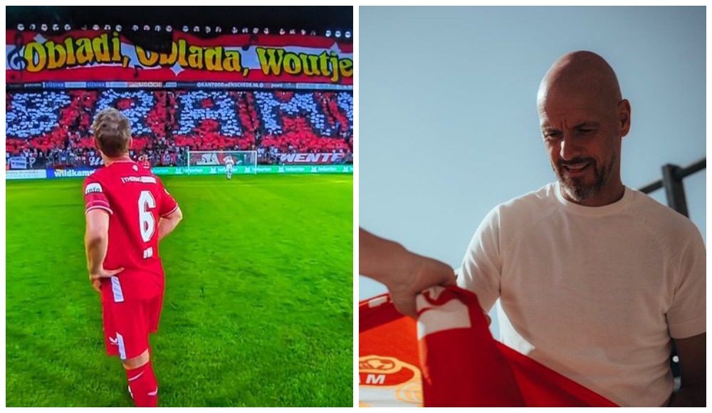 📹Тен Хаг на один день возглавил бывший клуб. «Твенте» эмоционально прощался с местной легендой Брамой