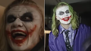 🃏 Холанд превратился в Джокера и пугал людей на заправке