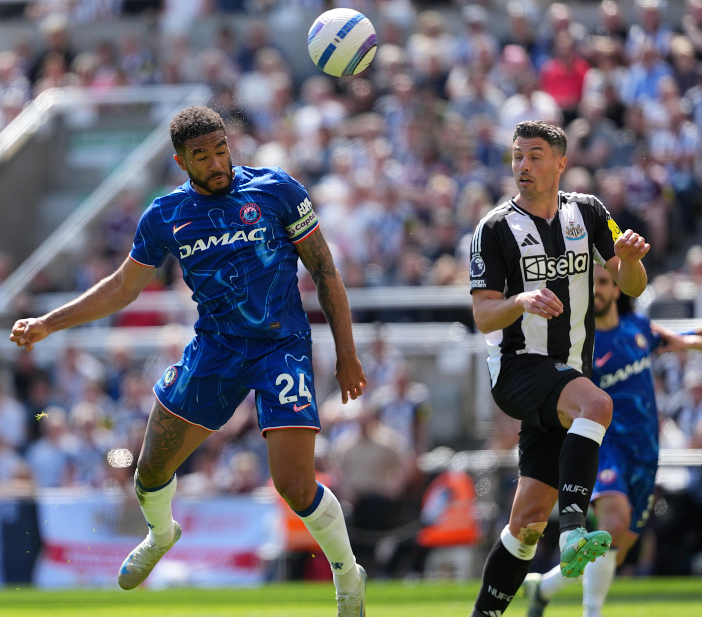 James nearly scored a dramatic equaliser before Newcastle's second