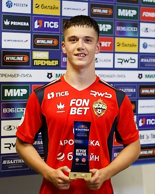 Кирилл Глебов – лучший игрок матча