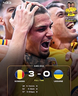 Румыния разгромила сборную Украины