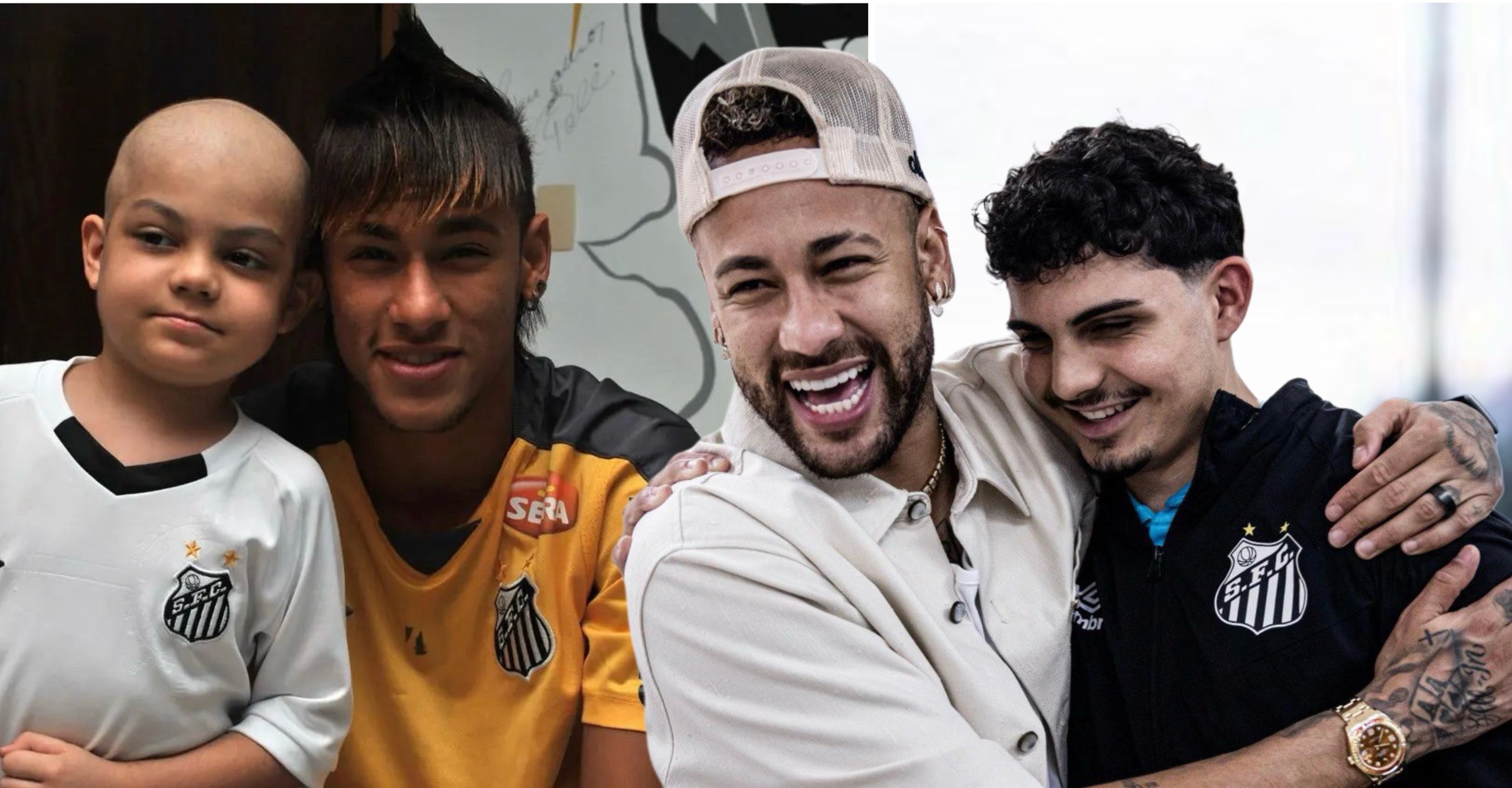 📸🎥 Неймар спустя 13 лет встретился с фанатом, победившим рак. 6-летний Матеус просил Нея повторить его танец