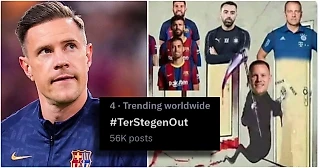 😡 #TerStegenOut снова в топе. Фанаты «Барсы» призывают убрать Тер Стегена – сделали целый фильм о его привозах