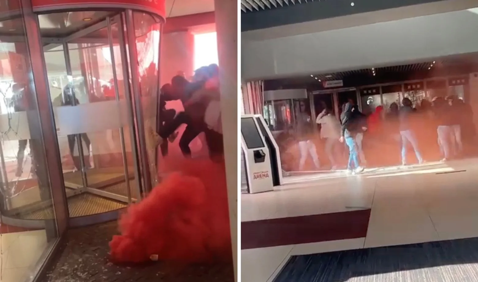 🔥😤🔥 Фанаты «Аякса» психанули. Их клуб горел 0:3 дома «Фейеноорду», поэтому они решили разгромить стадион – матч отменен 😰