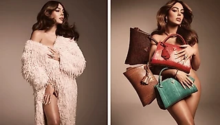 Джоржина позировала обнаженной для рекламной компании Guess – прикрылась сумочками 😮🔥