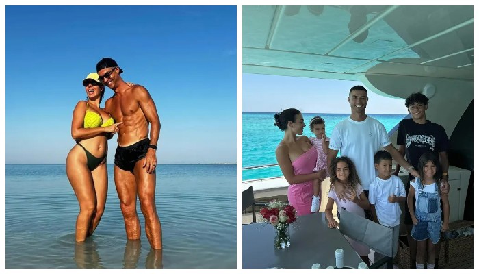 Криштиану Роналду наслаждается отдыхом в компании Джорджины и детей на эксклюзивном курорте Саудовской Аравии