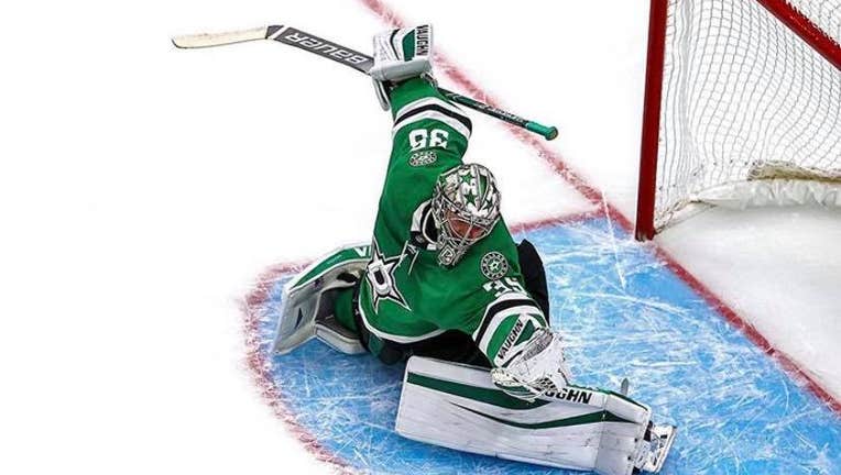 An internal issue sidelined Stars G Anton Khudobin Sunday | FOX 4 Dallas-Fort Worth