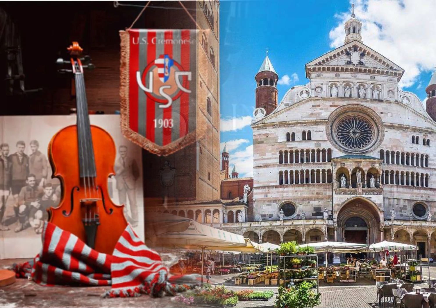 Прогулка туриста в черно-белой футболке: «Кремонезе»