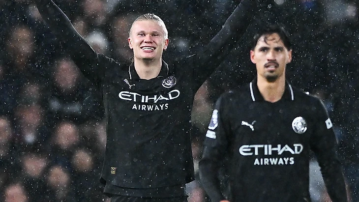 Манчестер Сити» обыграл «Фулхэм» в матче АПЛ. На двоих команды забили девять голов