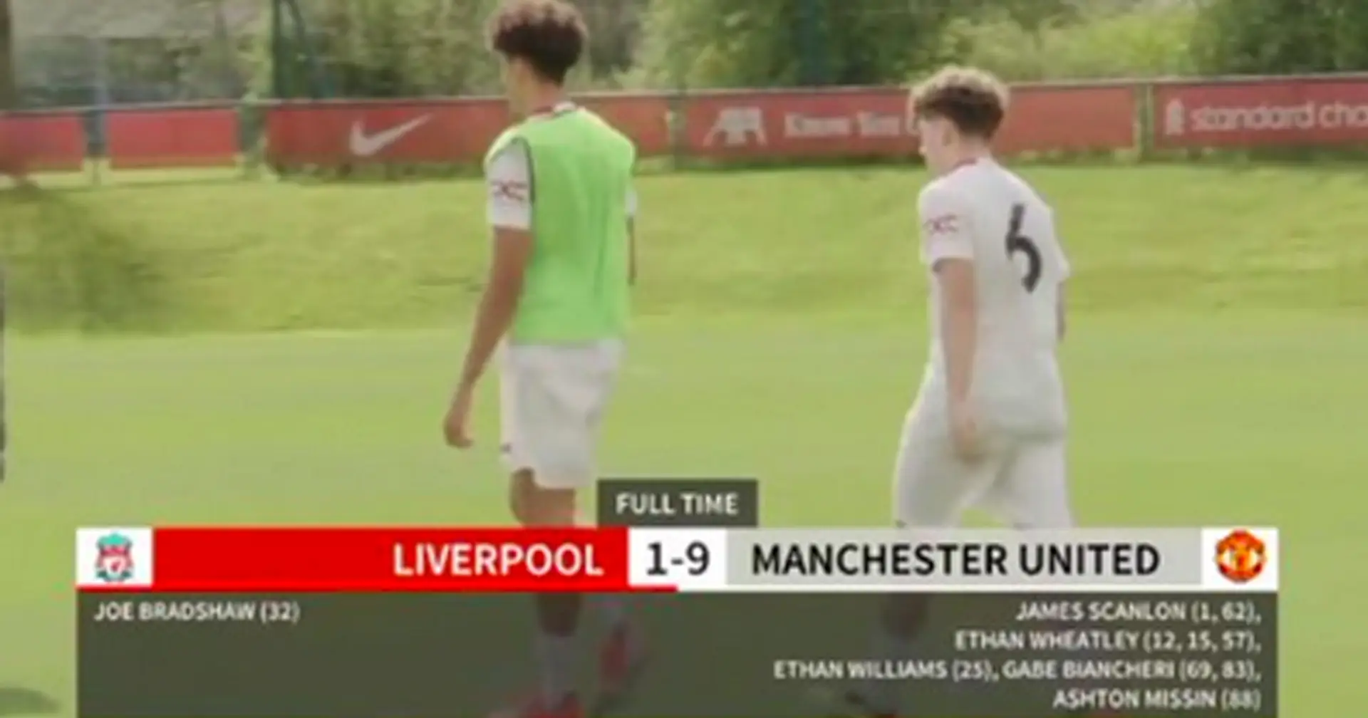 😨 Тотальное уничтожение! «МЮ U18» не оставил камня на камне от сверстников из «Ливерпуля»