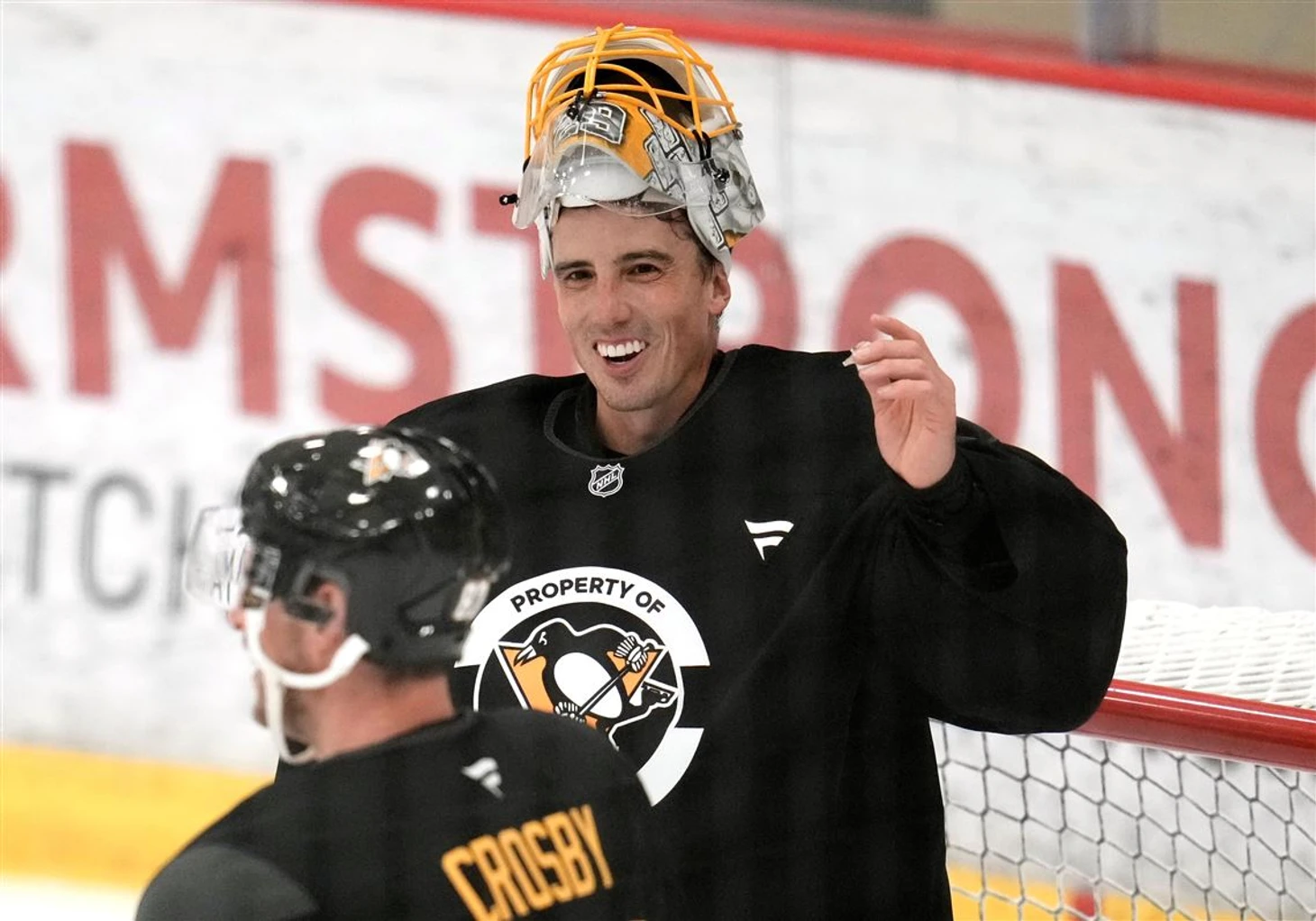 A 'fortunate' Marc-Andre Fleury packs the house for Penguins practice | Pittsburgh Post-Gazette