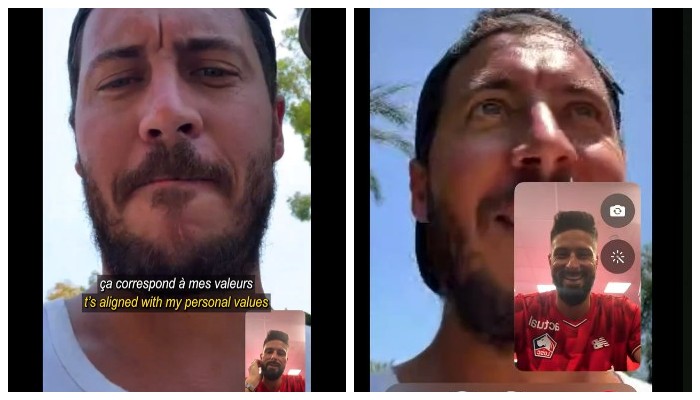 «Посмотри, какой ты красивый!». Эден Азар поприветствовал Оливье Жиру в «Лилле»