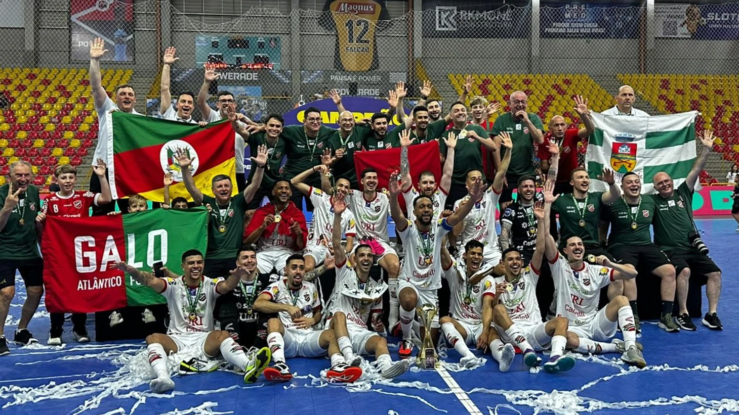 Atlântico vence o Magnus e é campeão da Copa do Brasil de Futsal | Passo Fundo