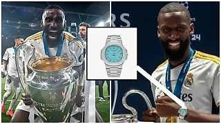 Рюдигер выиграл Лигу чемпионов, но это не самый дорогой трофей в его карьере. Вы не поверите, сколько стоят часы звезды «Реала» 🤯😱