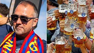 🍻 Флик устроил Октоберфест в Барселоне! Потому что не смог поехать в Германию