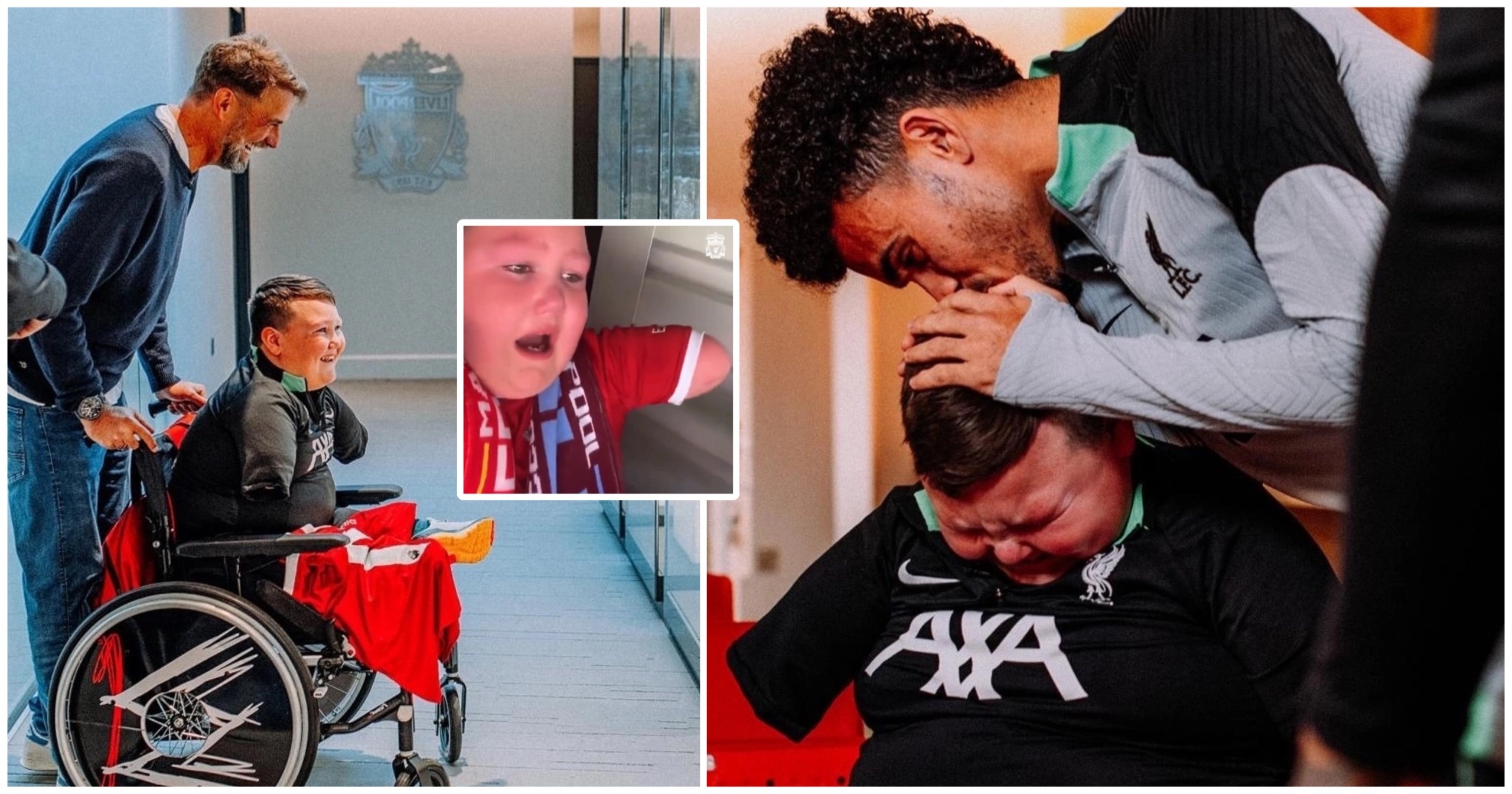 «Ливерпуль» устроил невероятный сюрприз для ребенка-инвалида. Парень называет «красных» смыслом своей жизни