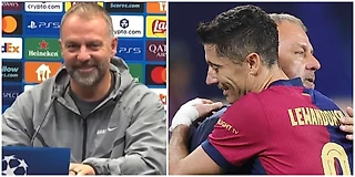 🎥 Флик мило объяснил важность Левандовского для «Барсы». Вновь признался клубу в любви