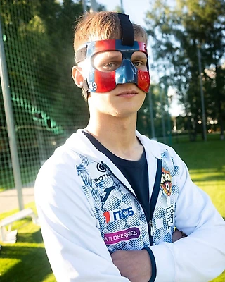 ЦСКА показал защитную маску Владислава Торопа после перелома черепа