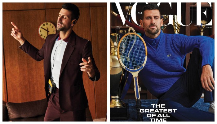 Новак Джокович в стильной фотосессии для Vogue перед полуфиналом «Уимблдона»