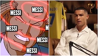 🤡😩 «Диалог двух клоунов». Роналду согласился с Морганом, что он лучший в истории, а Месси уступает «даже» Марадоне. Аргумент очень странный