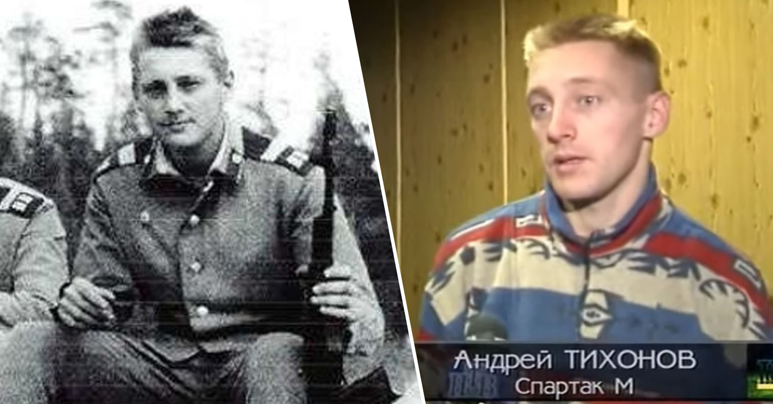 А вы знали, что Андрей Тихонов до «Спартака» два года служил в армии? Охранял зеков, ел собаку, стрелял по КрАЗу