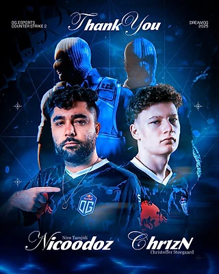 ⚡️ nicoodoz & Chr1zN были переведены на скамейку запасных в OG