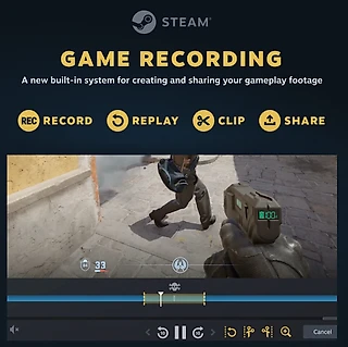 Steam запускает запись игрового видео: новые возможности для геймеров на всех платформах