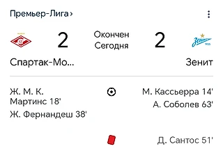 Удаление Сантоса сломало игру «Спартака». Огненная ничья в Москве