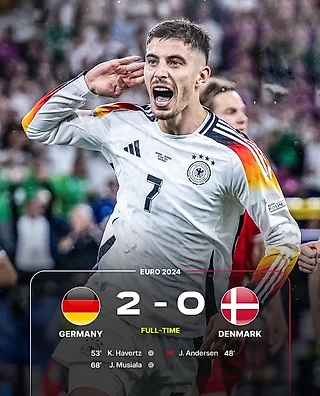Немцы вышли в четвертьфинал