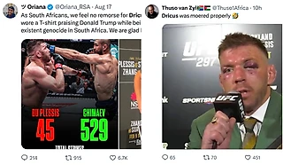 «Я рад, что гуманист избил расиста». Дю Плесси – самый одинокий боец UFC. Его поражением наслаждаются даже на родине 😭