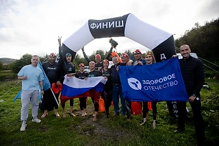 Впервые в истории: активисты «Здорового Отечества» переплыли пролив Невельского, соединив берега Сахалина и Евразии